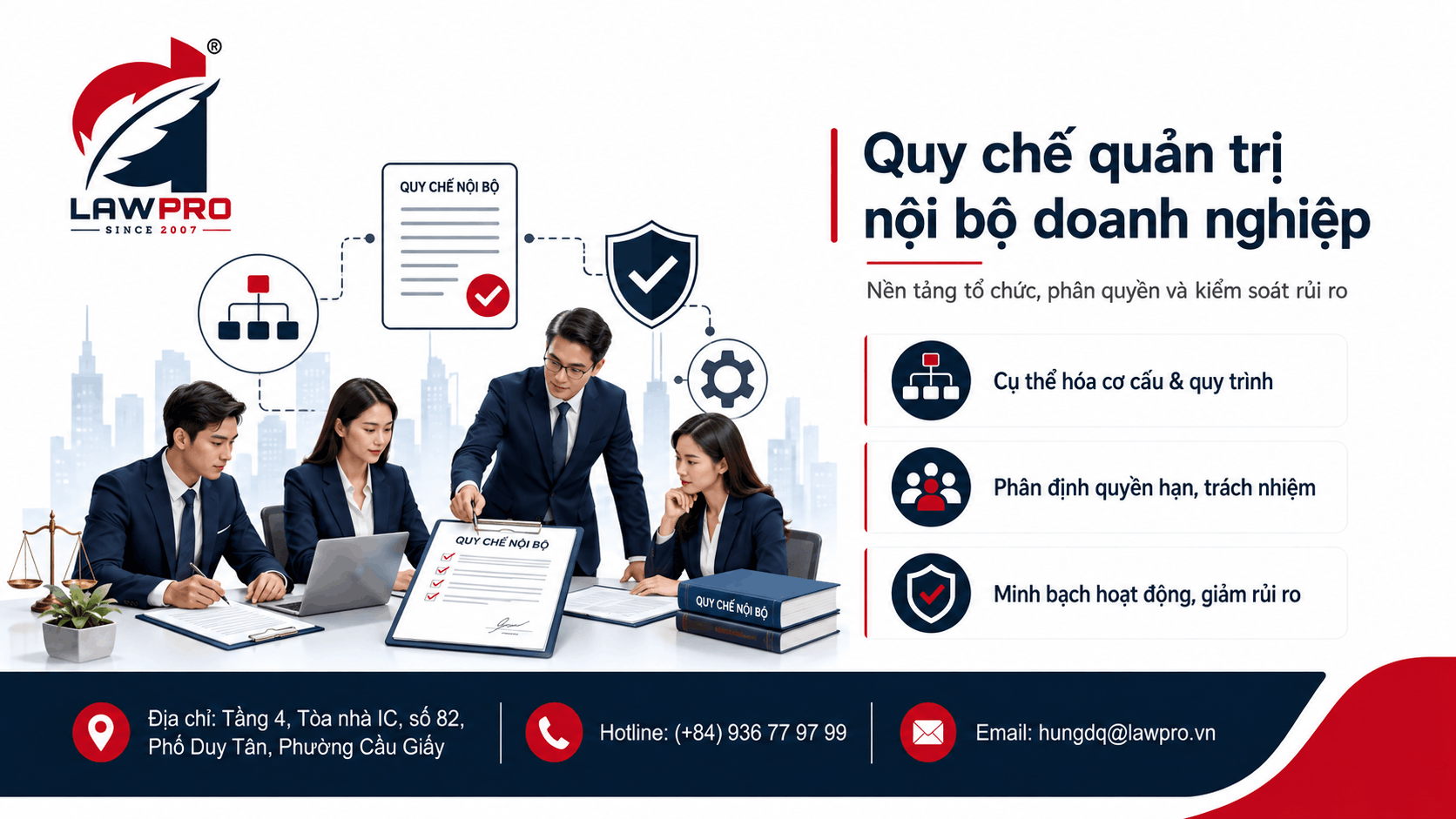 Khái niệm và vai trò của quy chế quản trị nội bộ doanh nghiệp